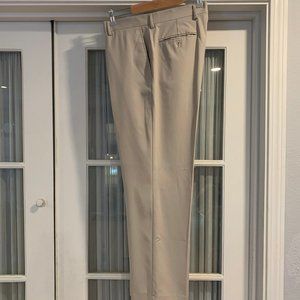 Stafford Dress Pants - CREAM Polyester/Viscose Blend 32x30